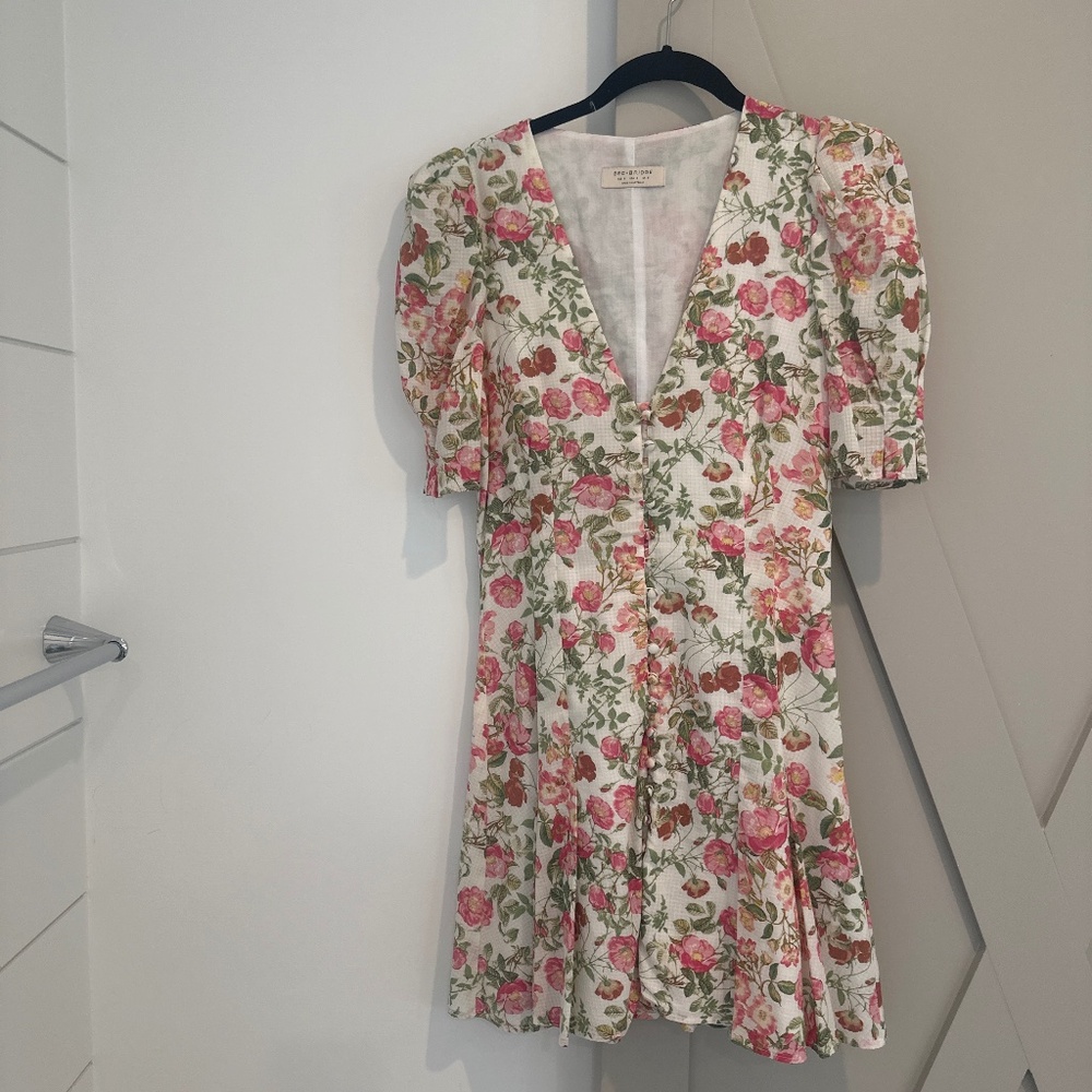 Bec & Bridge floral mini dress- Size 4